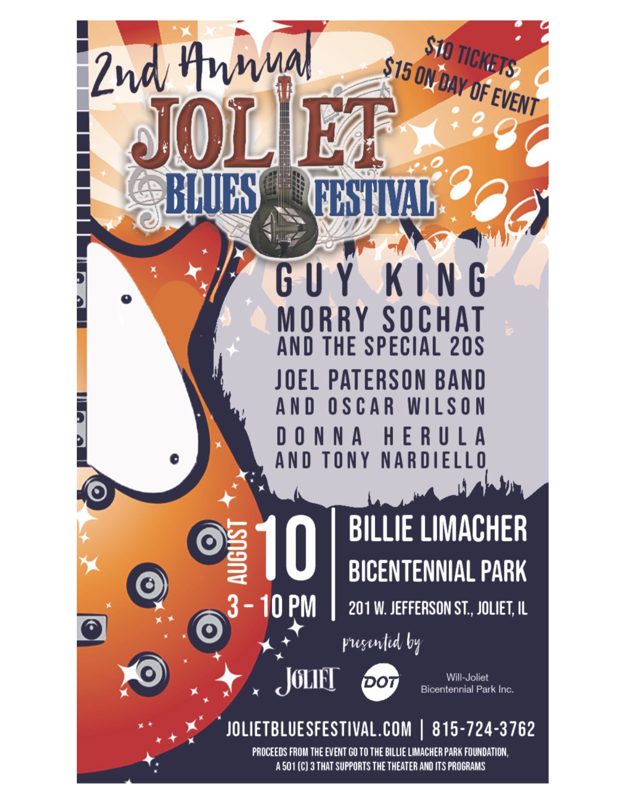 2nd Joliet Blues Festival – August 10, 2019